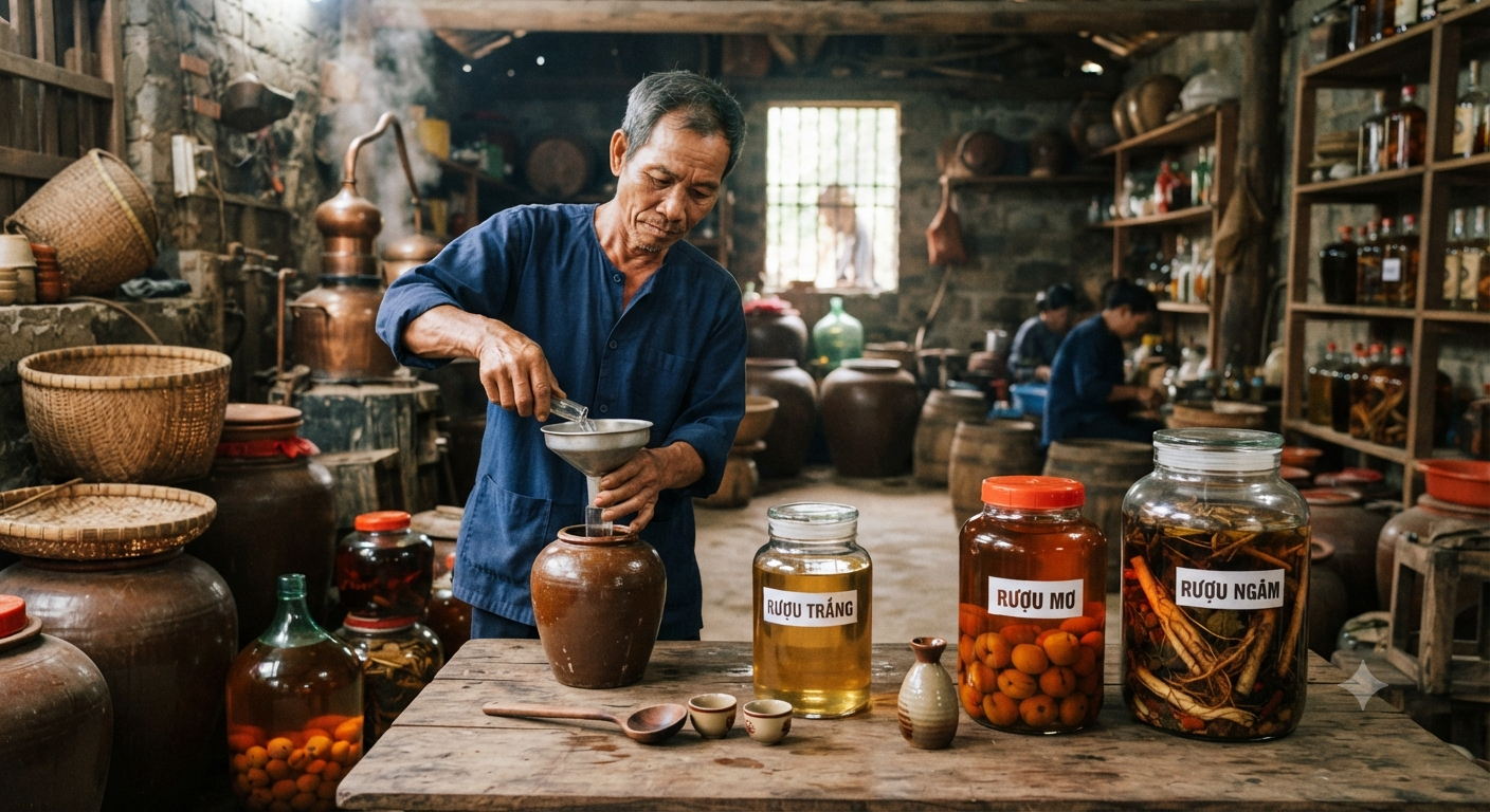 Giá trị cốt lõi và những lưu ý khi thưởng thức rượu thủ công